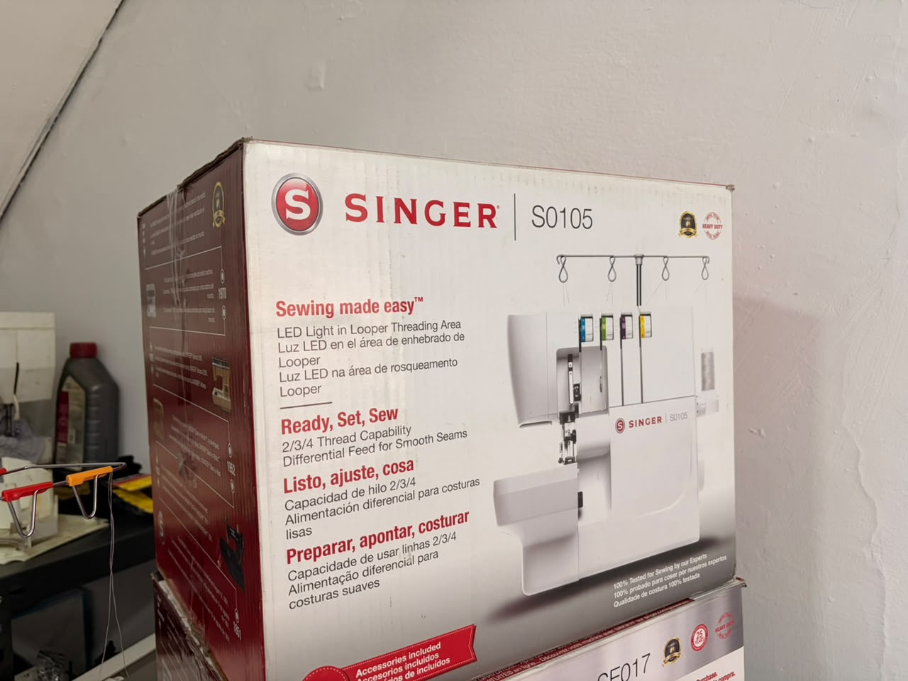 SINGER S0105 OVERLOCK CASERA - Image 4